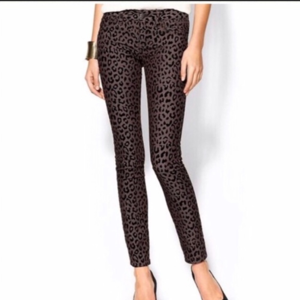 FP Animal Print Skinny Jeans